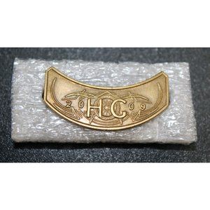 2009 Harley Owners Group HOG H.O.G. Rocker Pin Biker Vest Pin #a